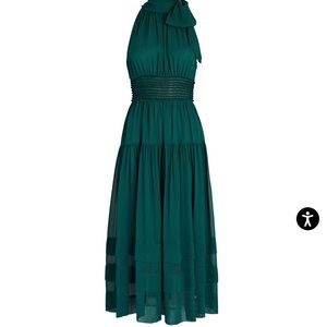 Maya Silk Chiffon Midi Dress